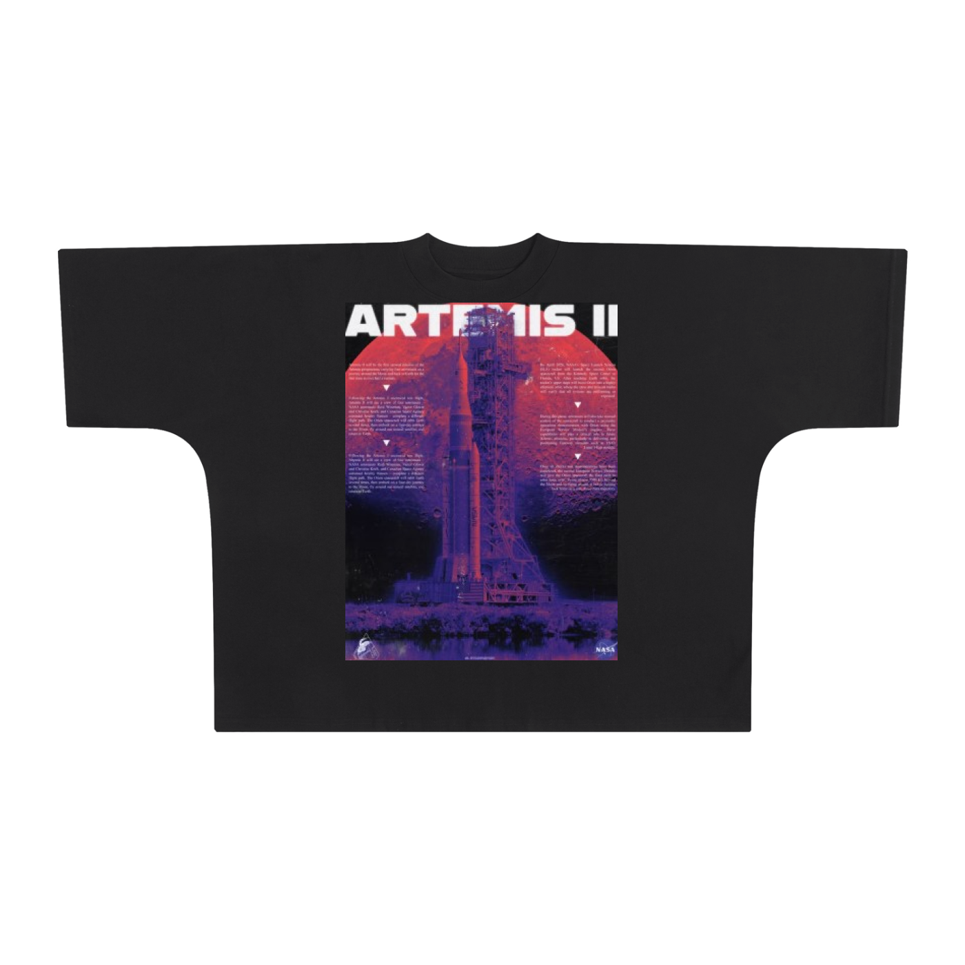 Oversized One-Piece Boxy Artemis II T-Shirt