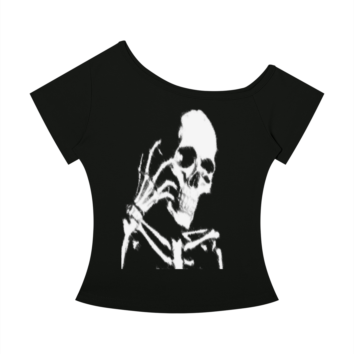 Women’s Off-the-Shoulder Graphic T-Shirt